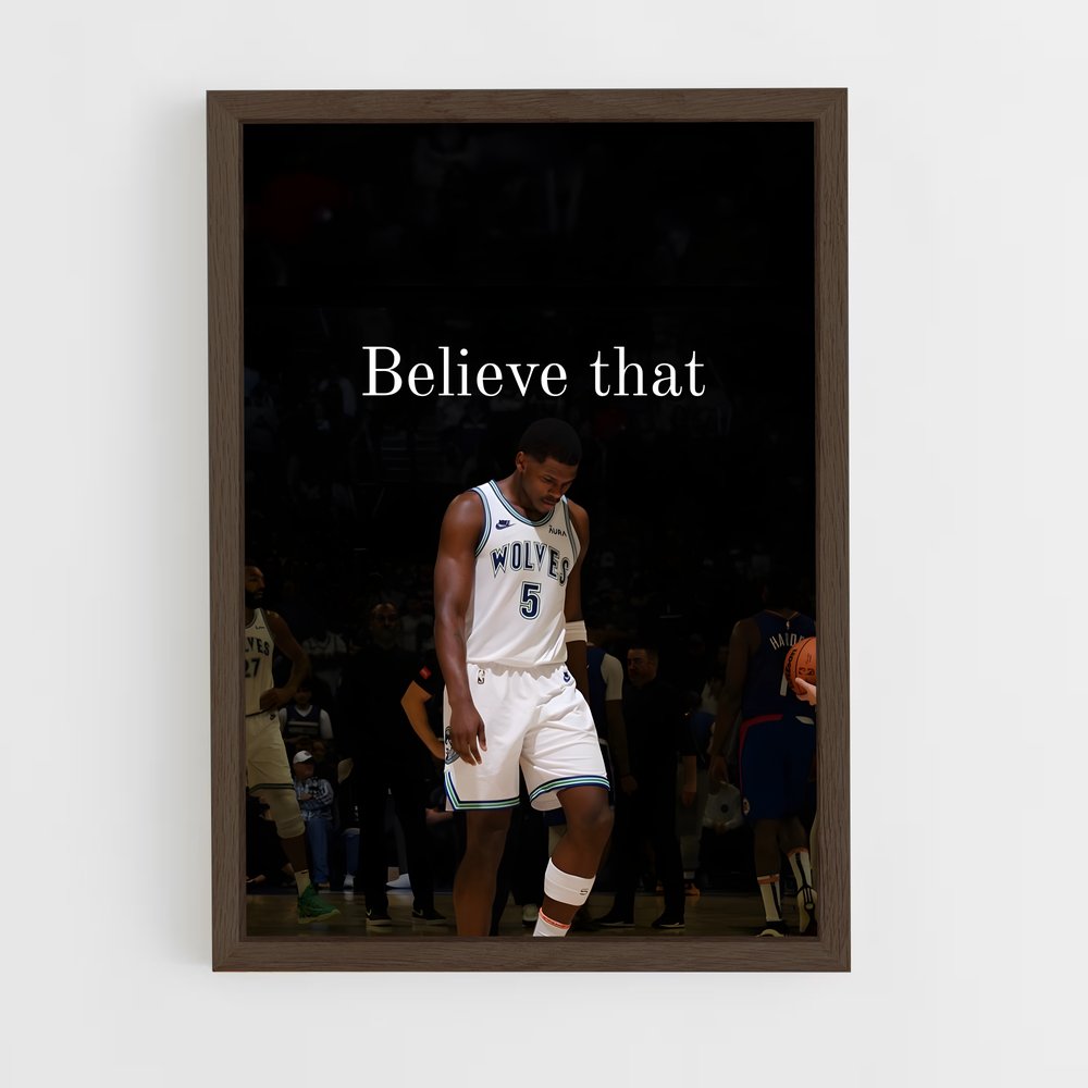 Poster Anthony en Action – affiche Basketball (vue 5)